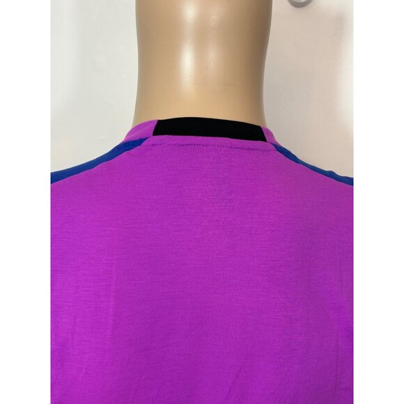 Adidas Men’s Training Tank Top Purple Blue S Logo Slim Activewear Gym Workout - Picture 12 of 15